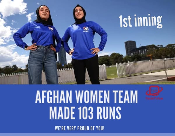 Historic Moment for Afghanistan Women’s Cricket